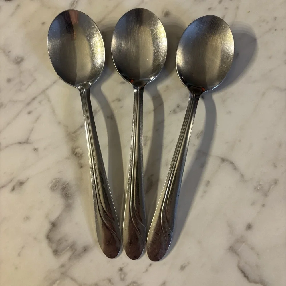 Vintage Set Of 3 Washington Forge‎ WF Stainless FINESSE 5 7/8